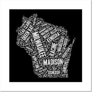 Wisconsin Cities Posters and Art